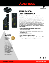 Thumbnail of document Data Sheet - TMULD-300 Ultrasonic Leak Detector with Transmitter